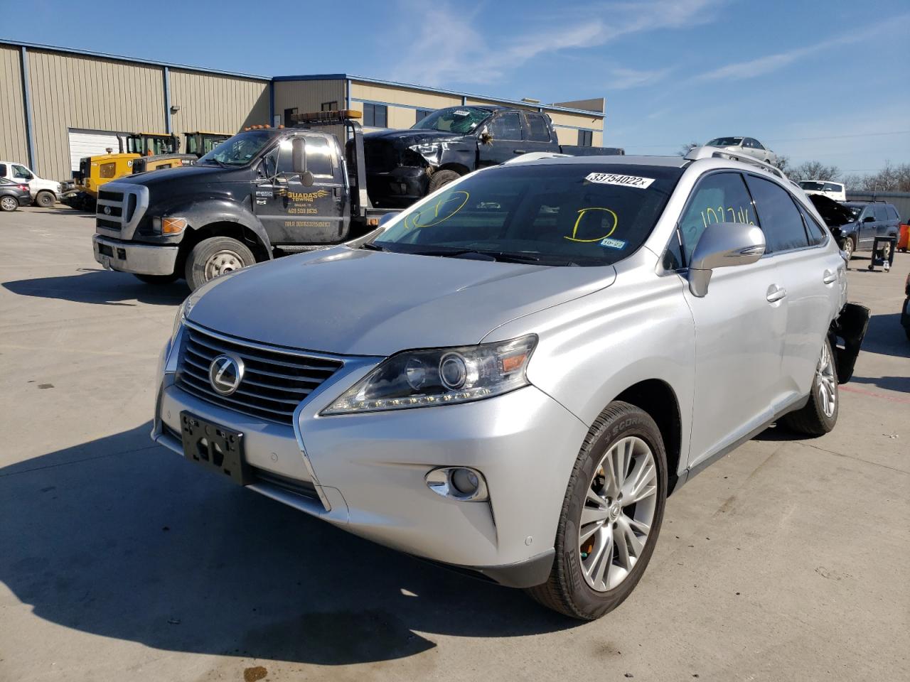 Photo 2 from auction – 2013 LEXUS RX 350 with VIN 2T2ZK1BA0DC121874