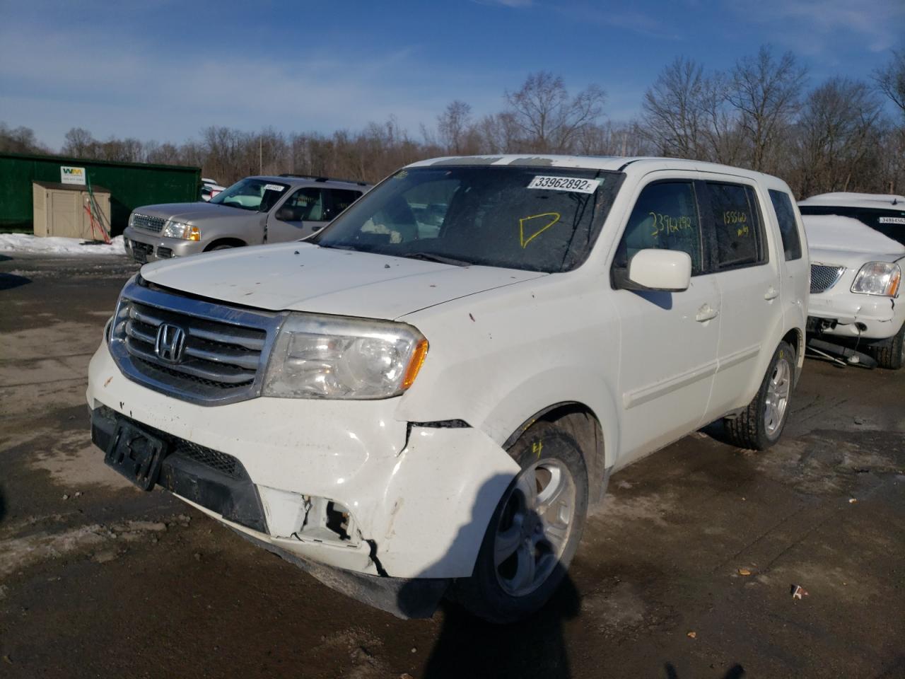 Photo 2 from auction – 2014 HONDA PILOT EXL with VIN 5FNYF4H5XEB055542