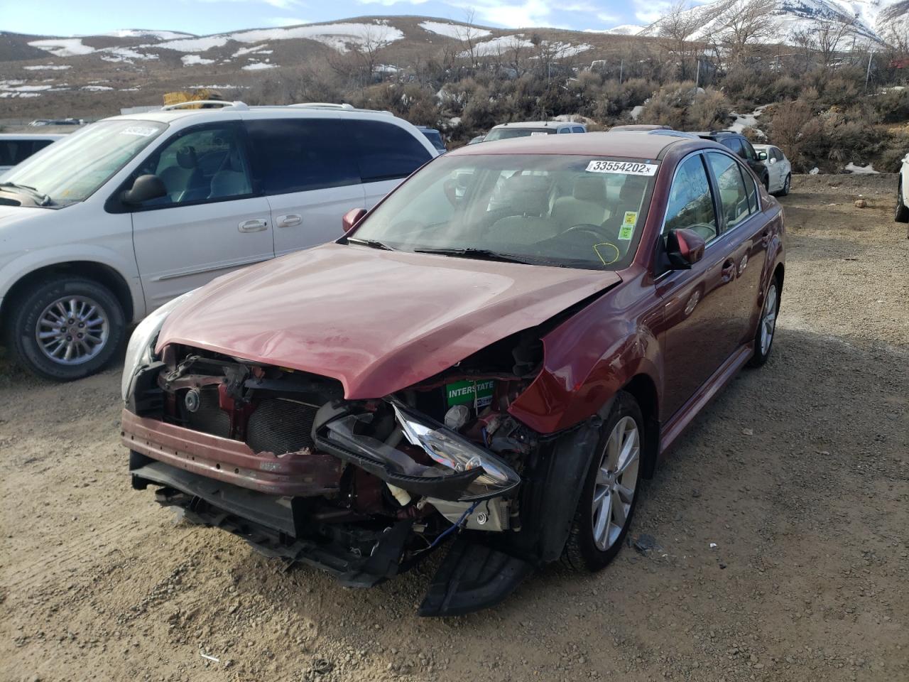 Photo 2 from auction – 2013 SUBARU LEGACY 2.5 with VIN 4S3BMBC61D3011277