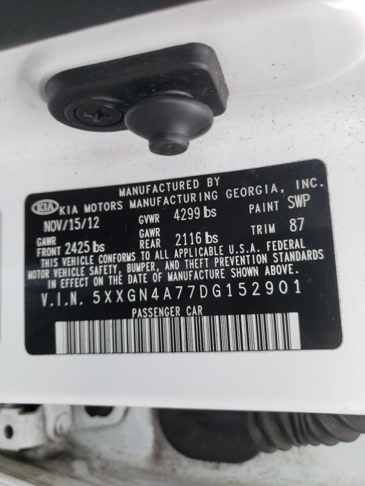 Photo 10 from auction – 2013 KIA OPTIMA EX with VIN 5XXGN4A77DG152901