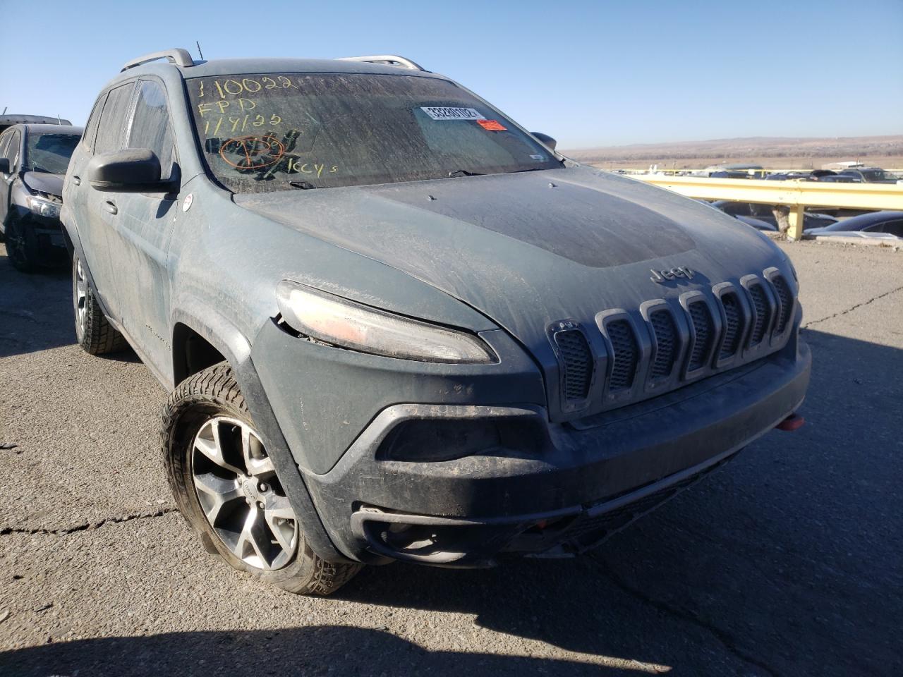 JEEP CHEROKEE T 2015 with VIN 1C4PJMBSXFW727699 - Photo from auction
