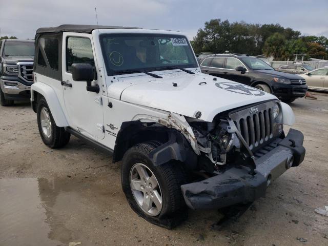 JEEP WRANGLER S 2015 with VIN 1C4AJWAG9FL605819 - Photo from auction