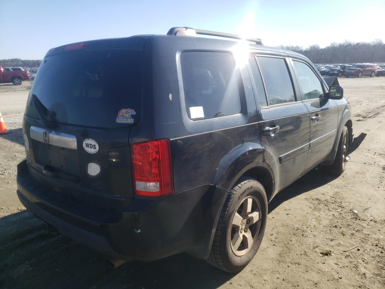 Photo 4 from auction – 2009 HONDA PILOT EXL with VIN 5FNYF38589B024595