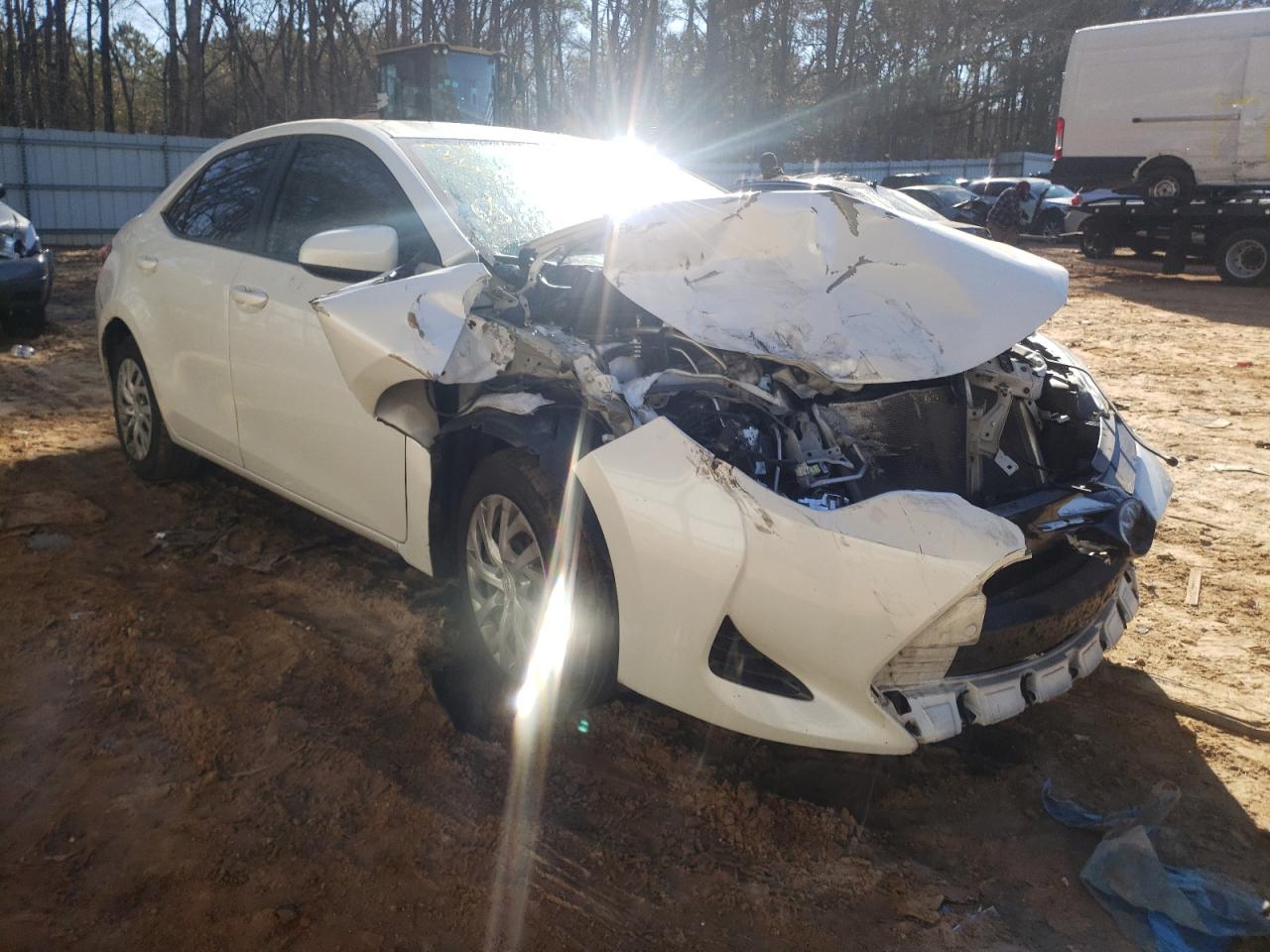 TOYOTA COROLLA L 2017 with VIN 5YFBURHE9HP618114 - Photo from auction