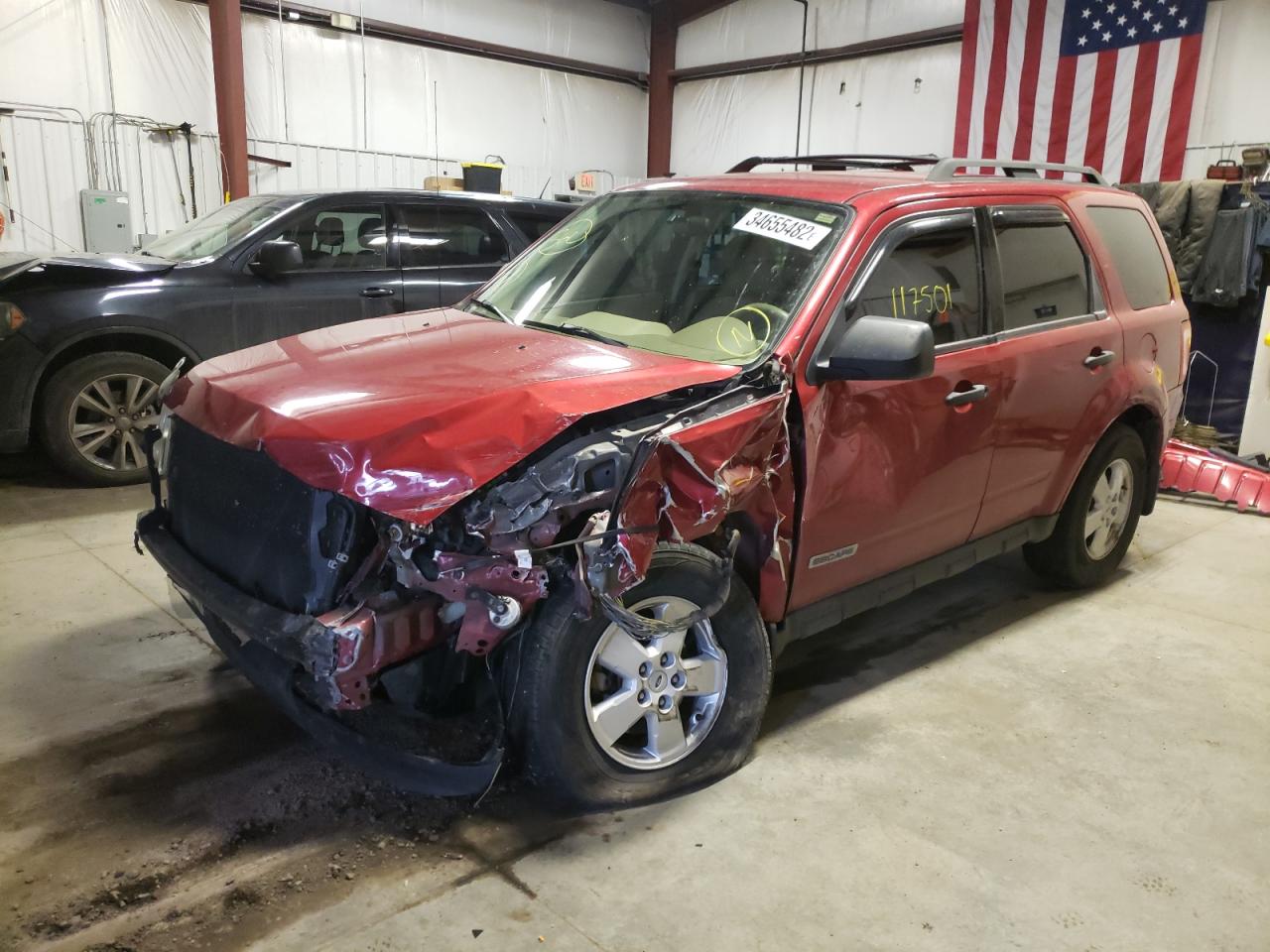 Photo 2 from auction – 2008 FORD ESCAPE XLT with VIN 1FMCU93178KD99348