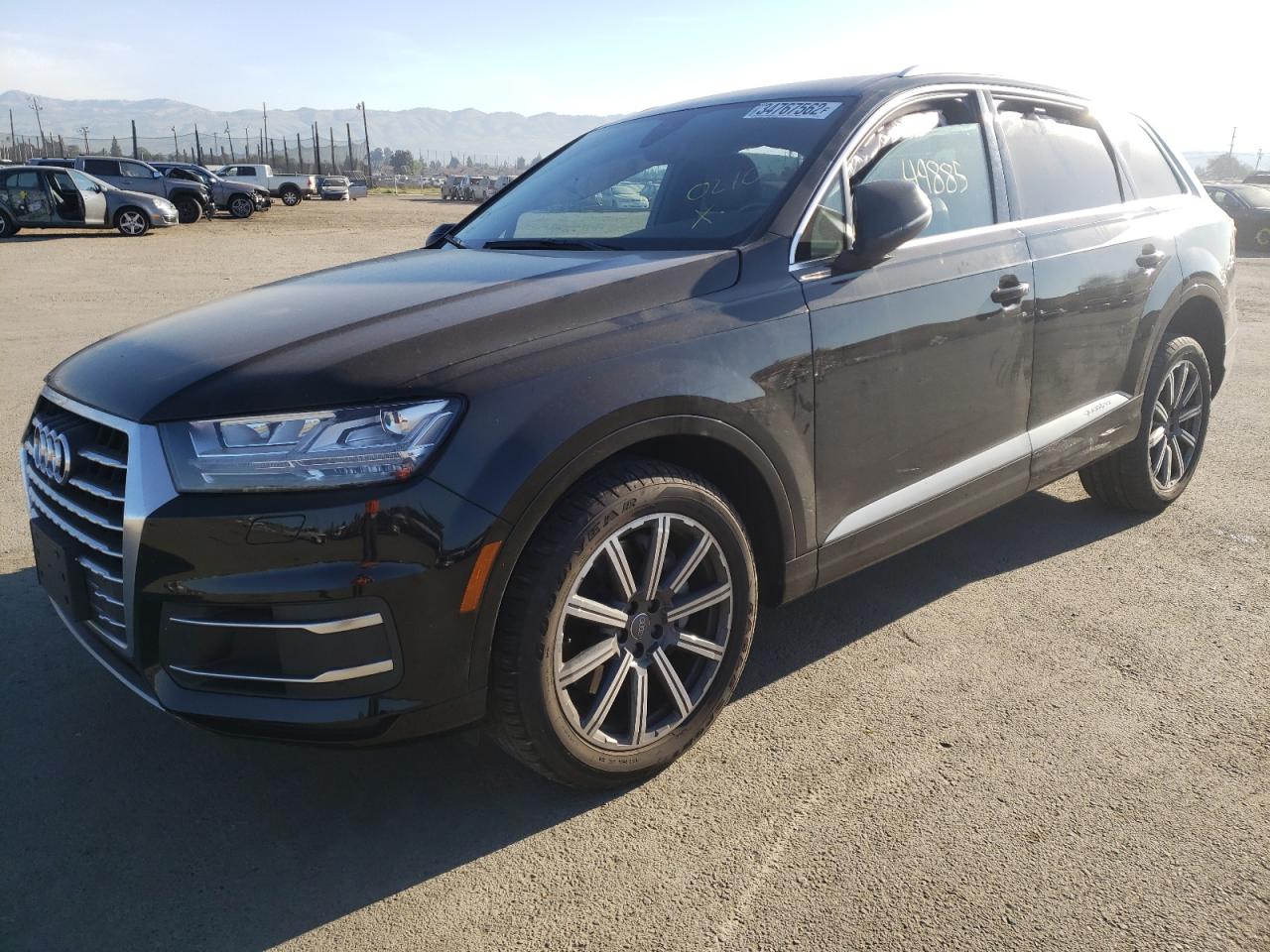Photo 2 from auction – 2017 AUDI Q7 PREMIUM with VIN WA1LHAF74HD048535