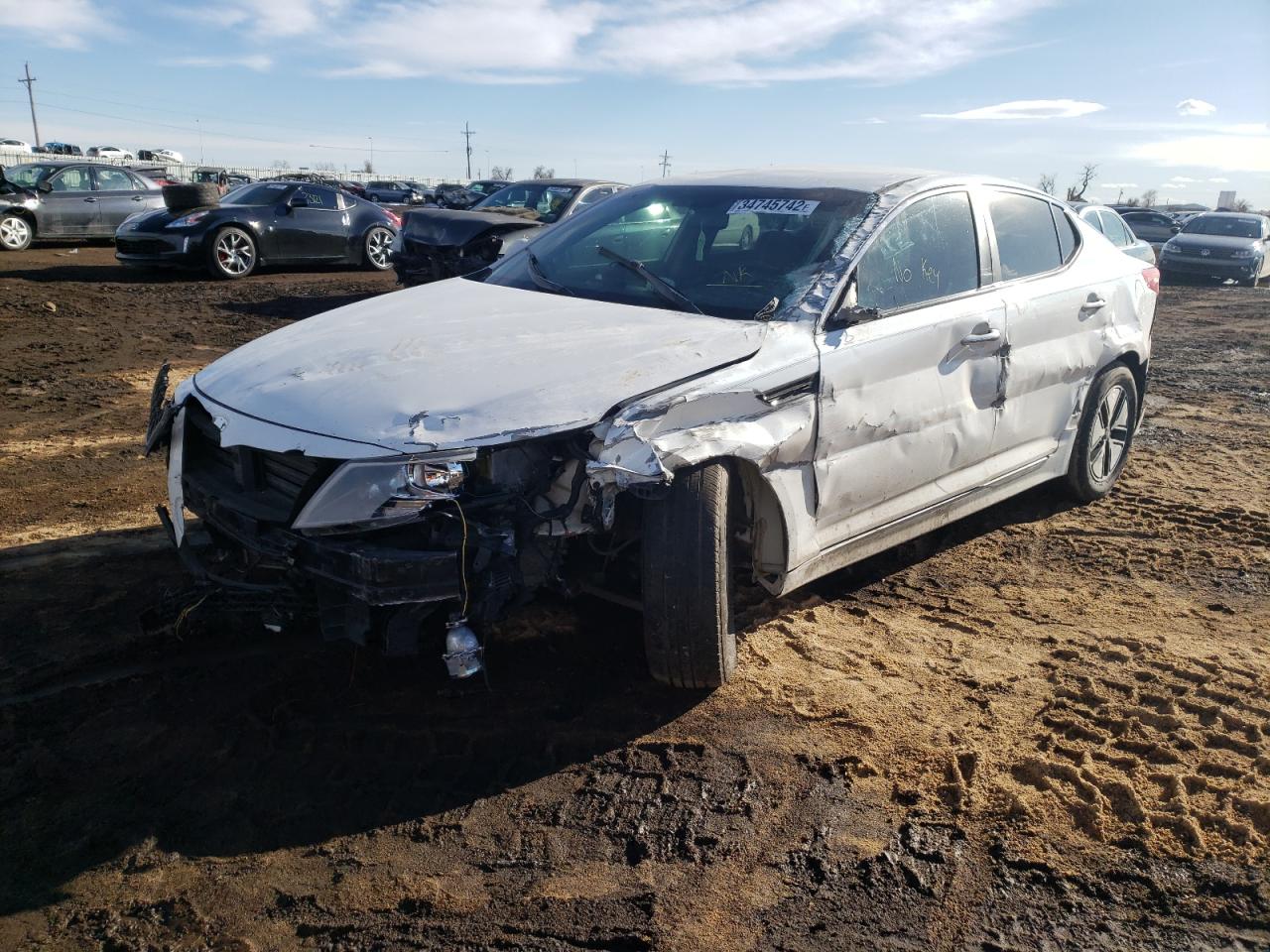 Photo 2 from auction – 2012 KIA OPTIMA HYB with VIN KNAGM4ADXC5012141