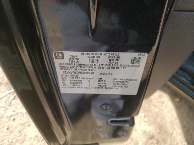 Photo 10 from auction – 2011 GMC ACADIA SLT with VIN 1GKKVRED3BJ182739