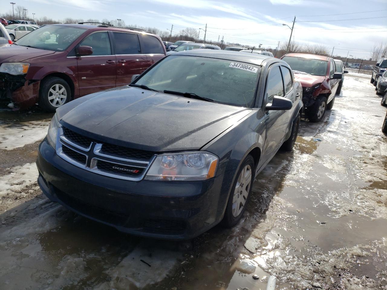 Photo 2 from auction – 2014 DODGE AVENGER SE with VIN 1C3CDZAB3EN216459
