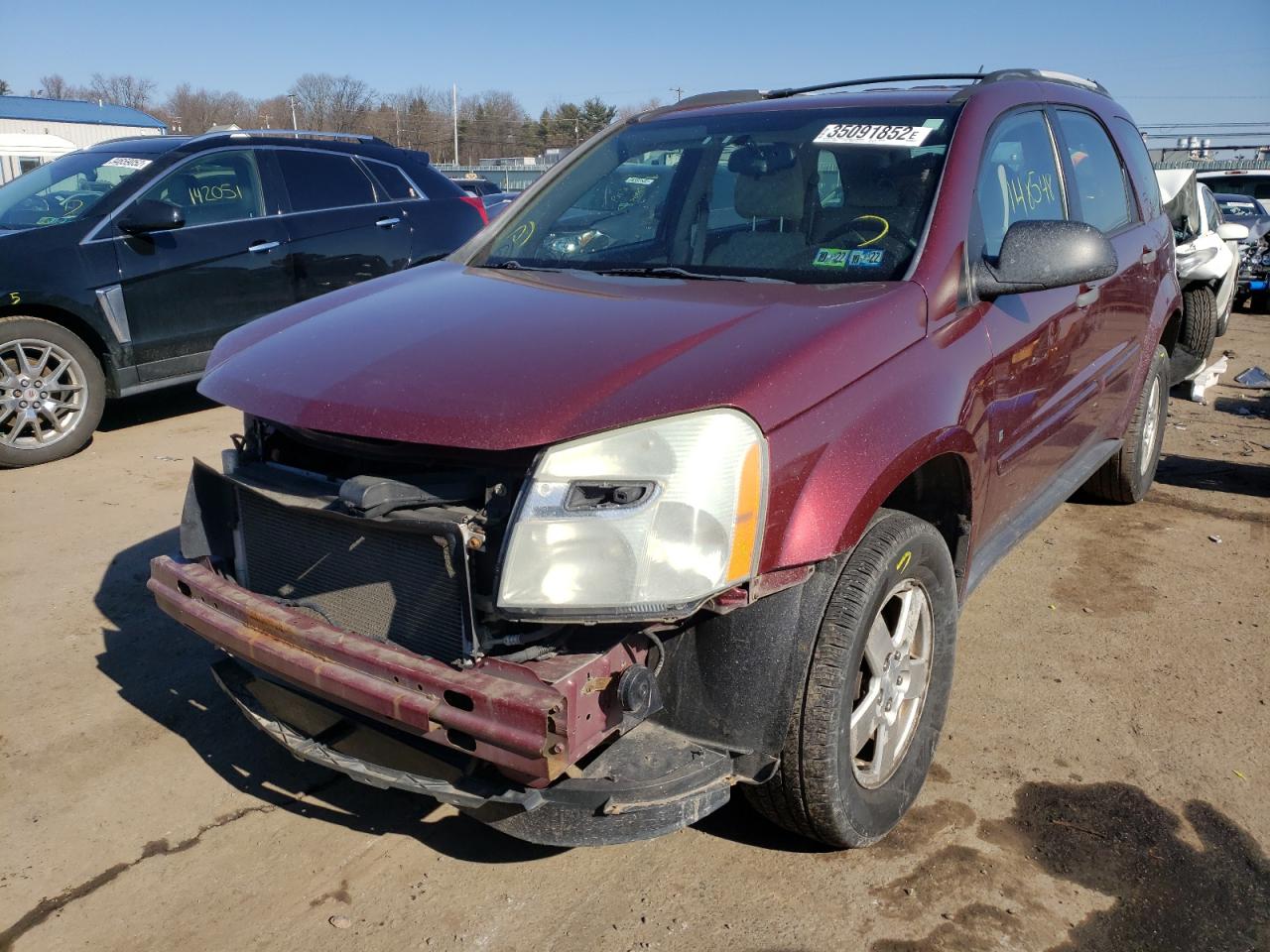 Photo 2 from auction – 2009 CHEVROLET EQUINOX LS with VIN 2CNDL23F396243175
