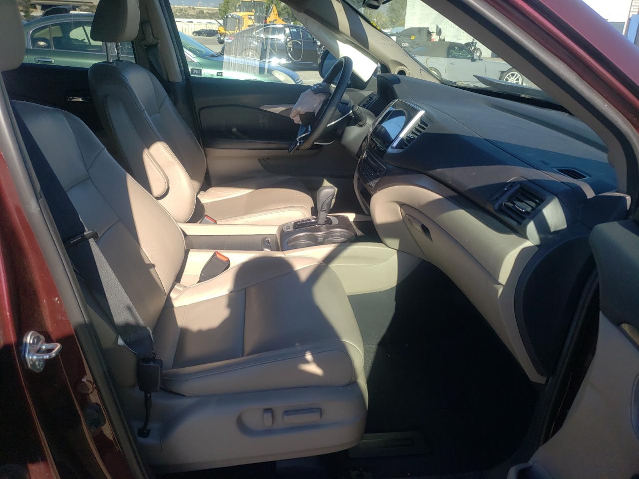 Photo 5 from auction – 2017 HONDA PILOT EXL with VIN 5FNYF5H67HB037745