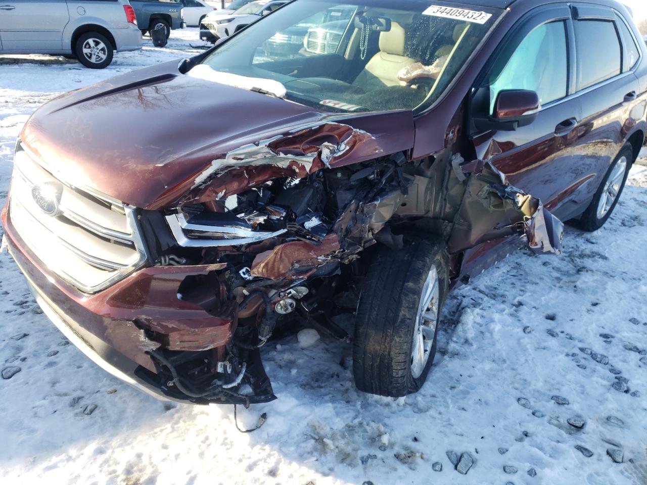 Photo 9 from auction – 2015 FORD EDGE SEL with VIN 2FMTK3J92FBB08435