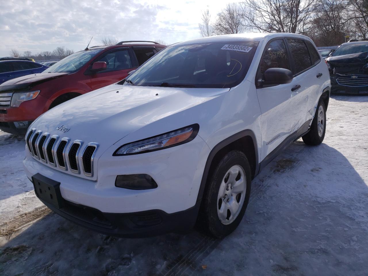 Photo 2 from auction – 2015 JEEP CHEROKEE S with VIN 1C4PJMAB1FW741511