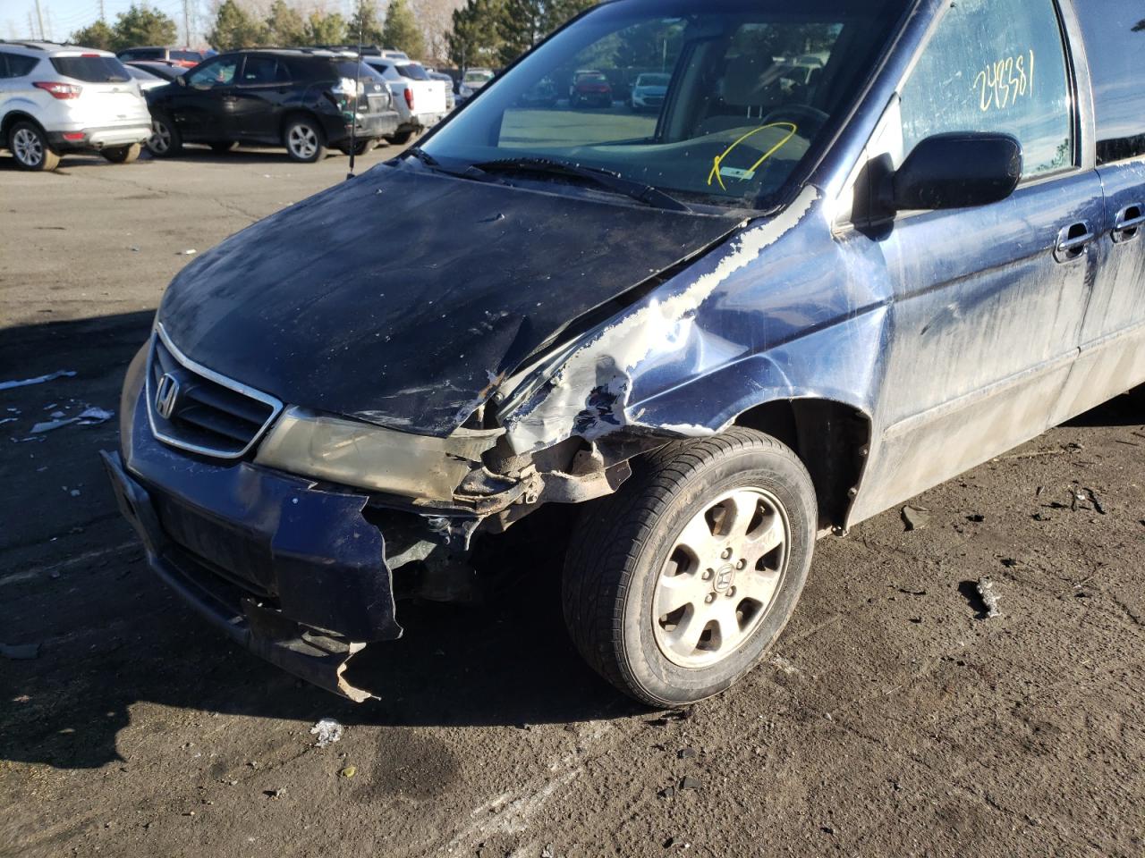 Photo 9 from auction – 2003 HONDA ODYSSEY EX with VIN 5FNRL186X3B059477