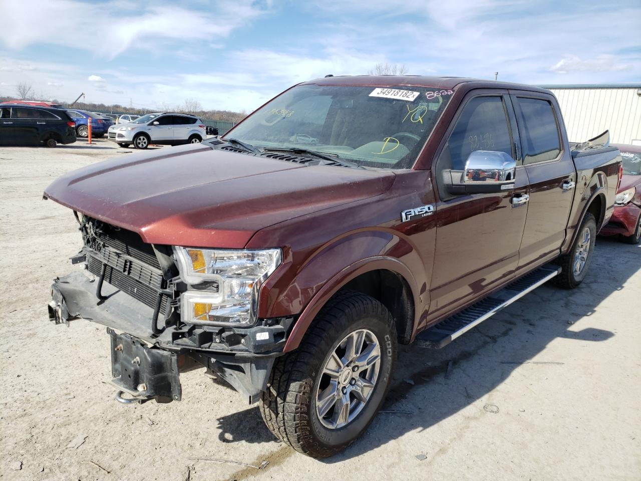 Photo 2 from auction – 2015 FORD F150 SUPER with VIN 1FTEW1EF6FKE86558