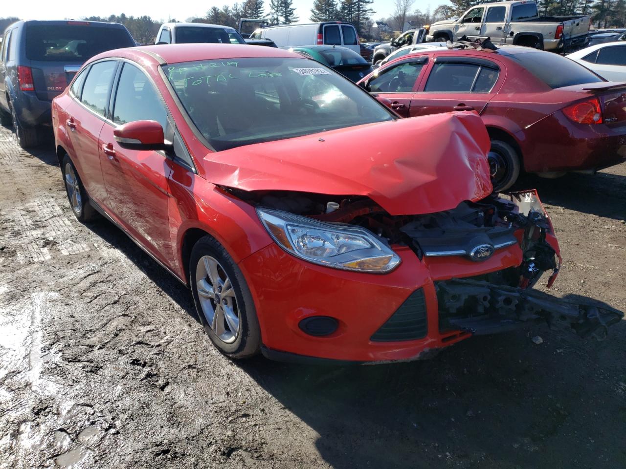 FORD FOCUS SE 2014 with VIN 1FADP3F22EL298439 - Photo from auction
