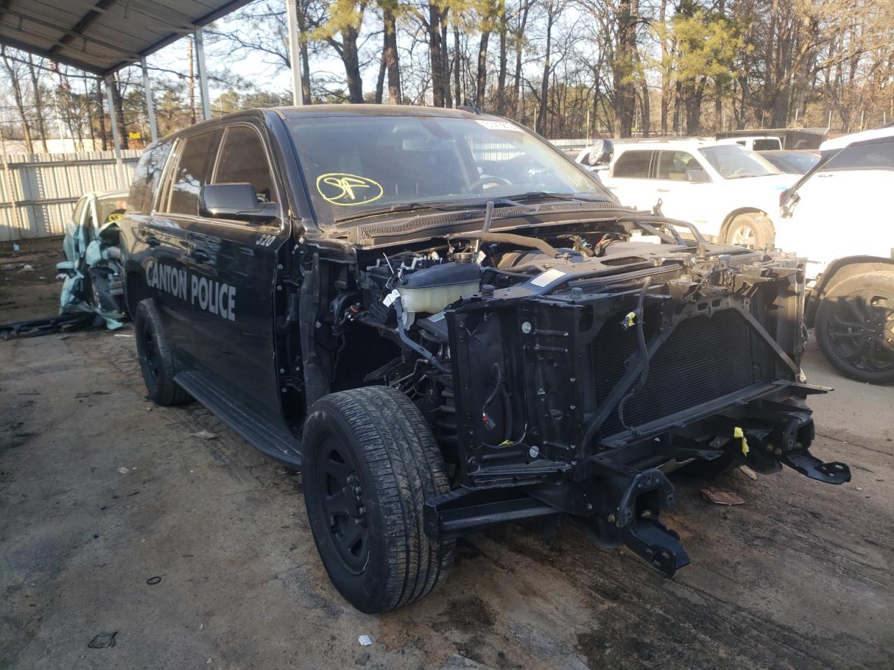 CHEVROLET TAHOE POLI 2020 with VIN 1GNLCDEC6LR264443 - Photo from auction