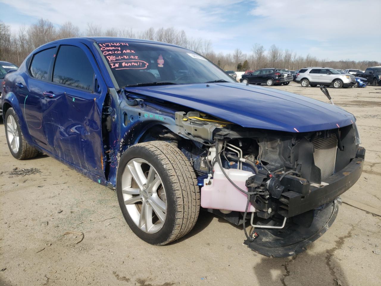 Photo 9 from auction – 2014 DODGE AVENGER SX with VIN 1C3CDZCB6EN228649