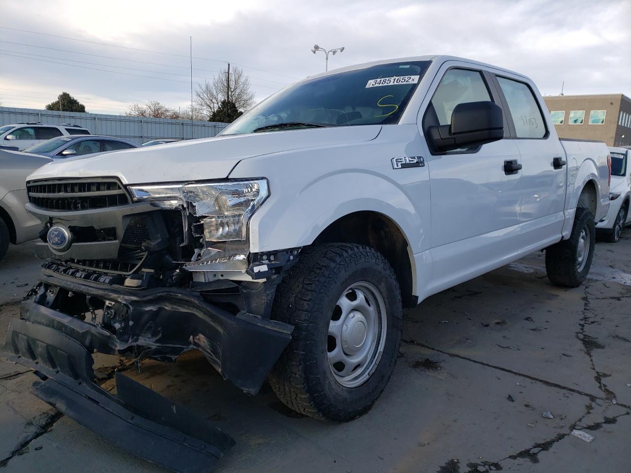 Photo 2 from auction – 2018 FORD F150 SUPER with VIN 1FTEW1E57JKE70479