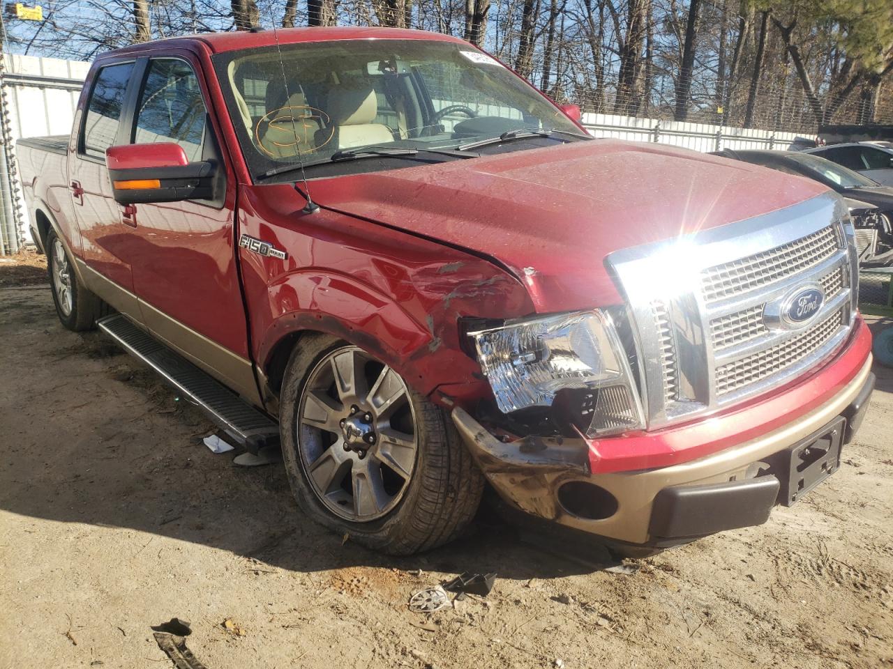 FORD F150 SUPER 2012 with VIN 1FTFW1CF7CKD51138 - Photo from auction