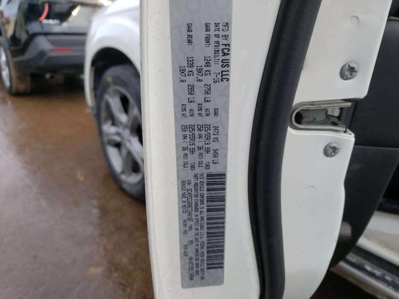 Photo 10 from auction – 2016 DODGE JOURNEY CR with VIN 3C4PDCGG0GT240167