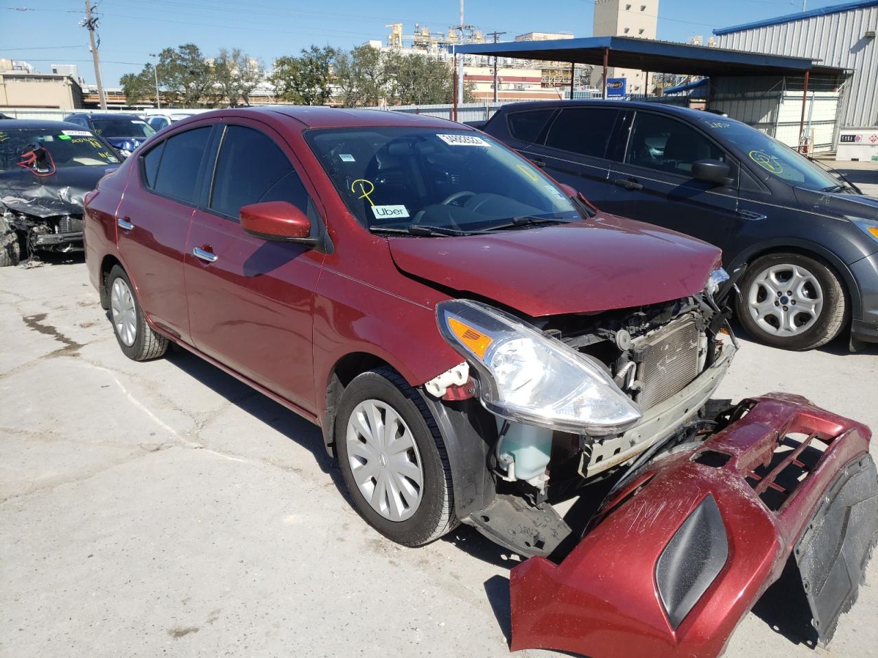 NISSAN VERSA S 2017 with VIN 3N1CN7AP7HL899802 - Photo from auction