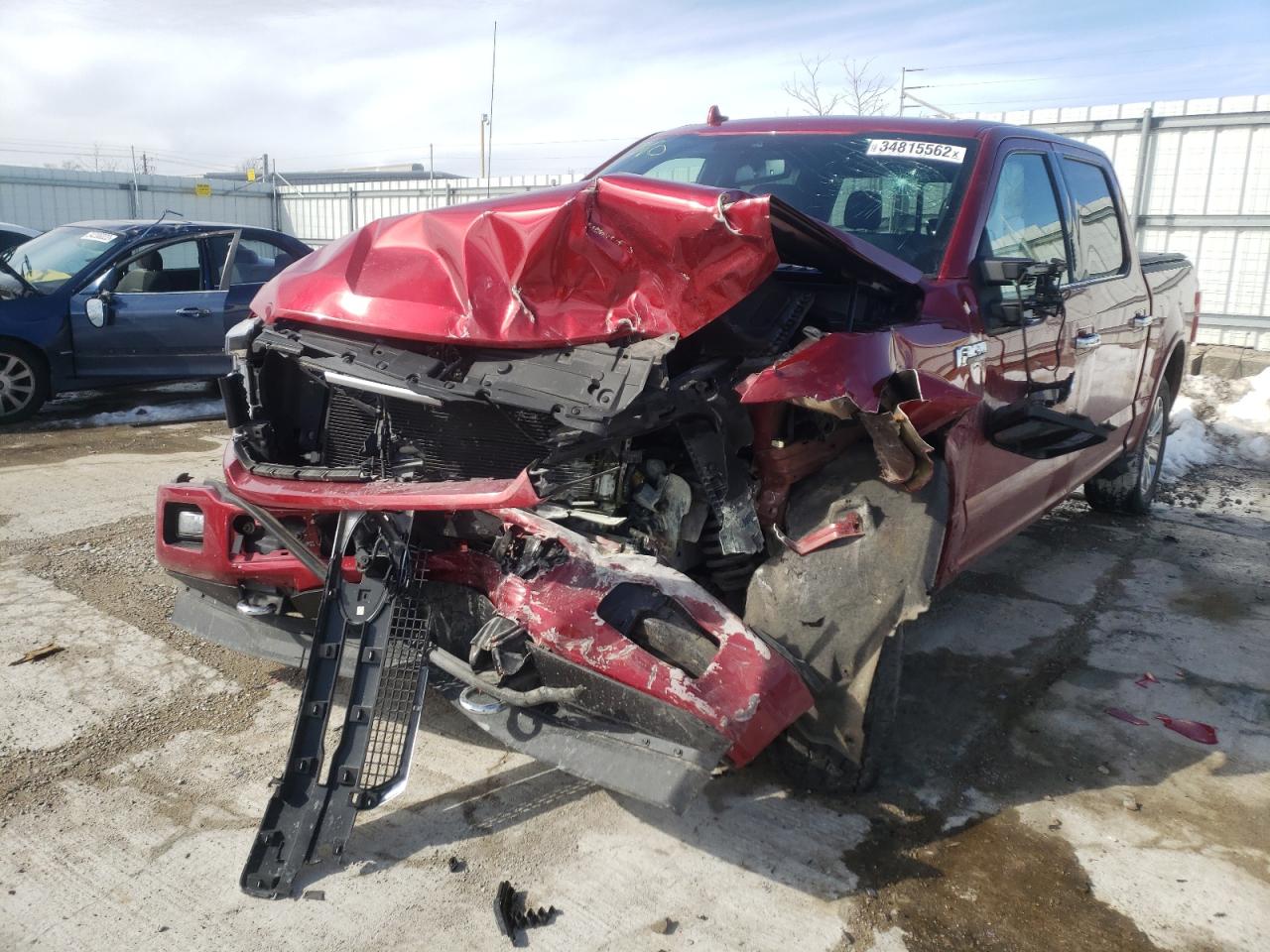 Photo 2 from auction – 2018 FORD F150 SUPER with VIN 1FTEW1EGXJFA33876