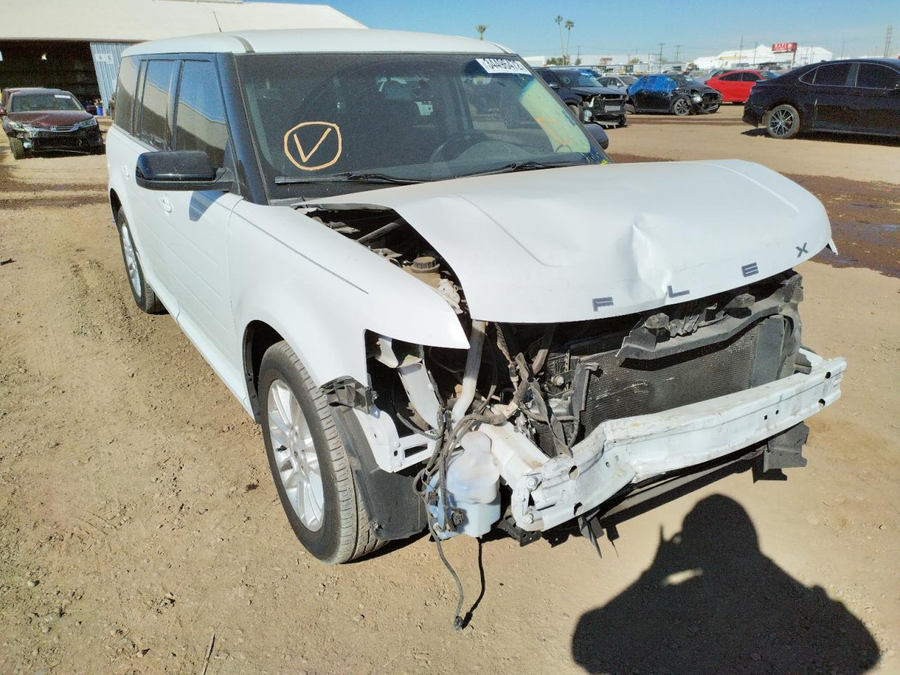 FORD FLEX SEL 2014 with VIN 2FMGK5C81EBD23322 - Photo from auction