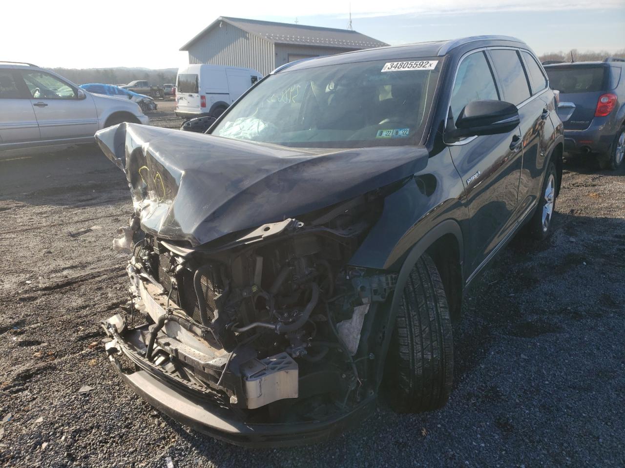 Foto 2 de la subasta – 2016 TOYOTA HIGHLANDER con VIN 5TDDCRFH0GS018371