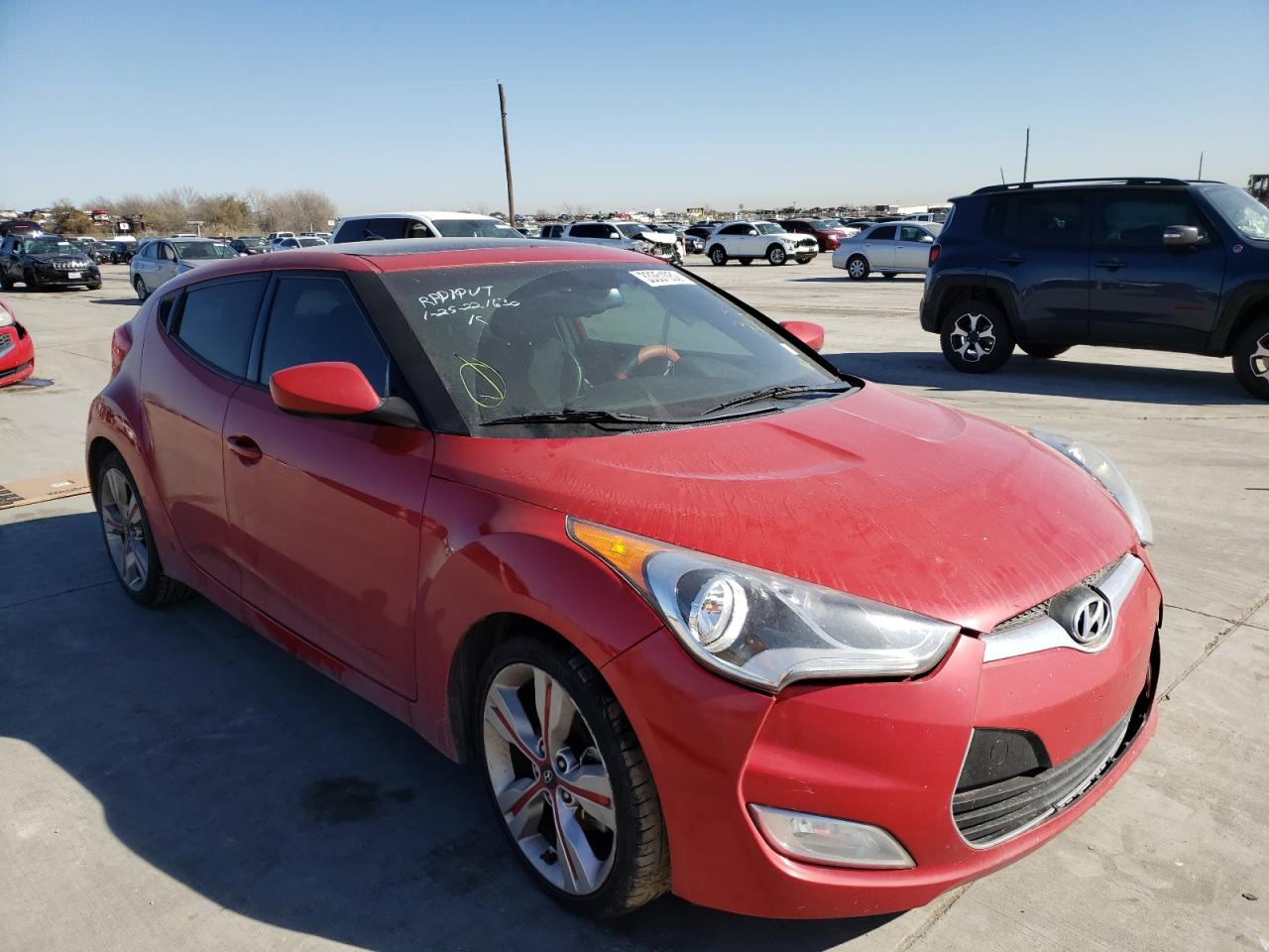 HYUNDAI VELOSTER 2016 مع رقم تعريف المركبة KMHTC6AD7GU258118 - صورة من المزاد