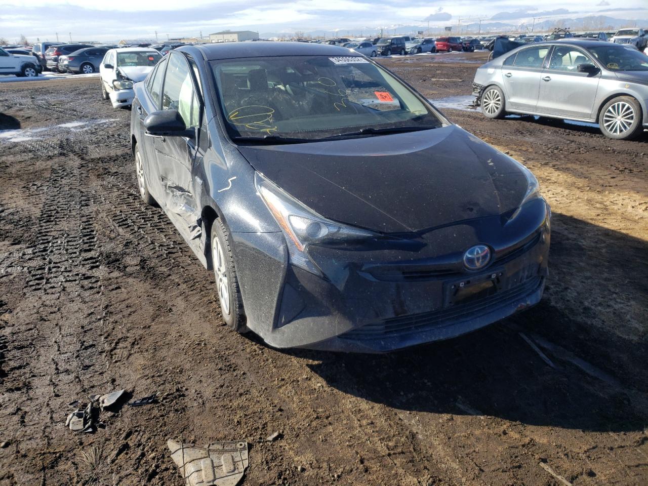 TOYOTA PRIUS 2018 with VIN JTDKBRFU2J3596410 - Photo from auction