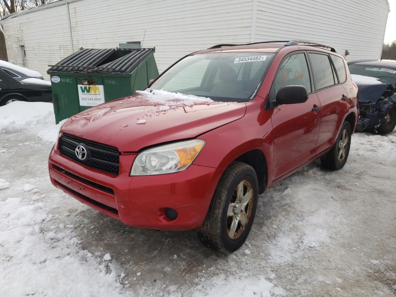 Photo 2 from auction – 2008 TOYOTA RAV4 with VIN JTMZD33VX86070747