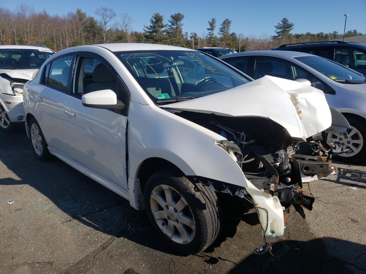 NISSAN SENTRA 2.0 2012 with VIN 3N1AB6AP9CL657225 - Photo from auction