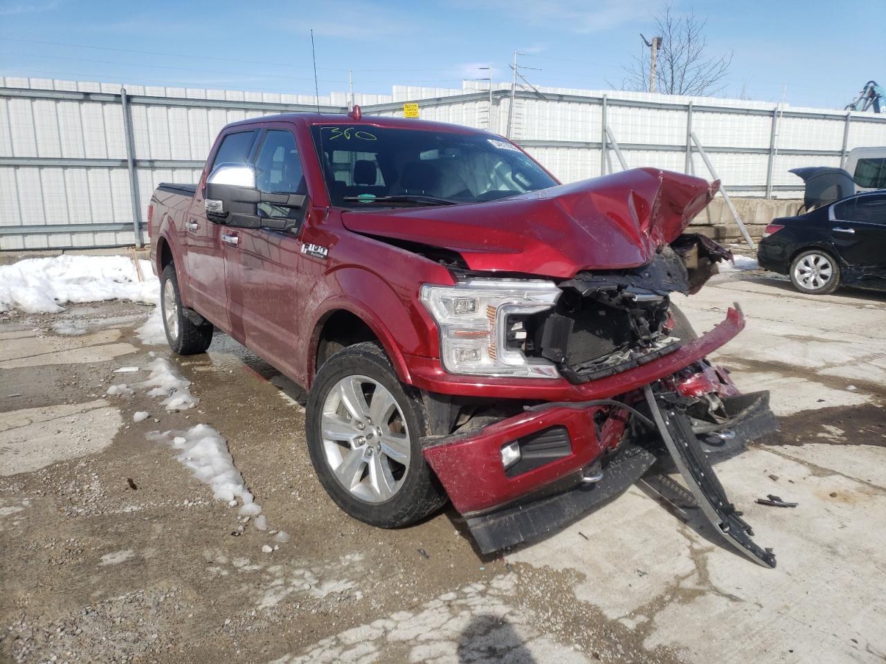 Photo 1 from auction – 2018 FORD F150 SUPER with VIN 1FTEW1EGXJFA33876