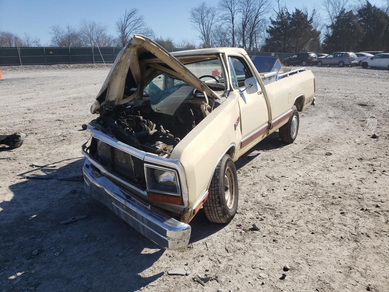 Photo 2 from auction – 1987 DODGE D-SERIES D with VIN 1B7FD14T3HS396241