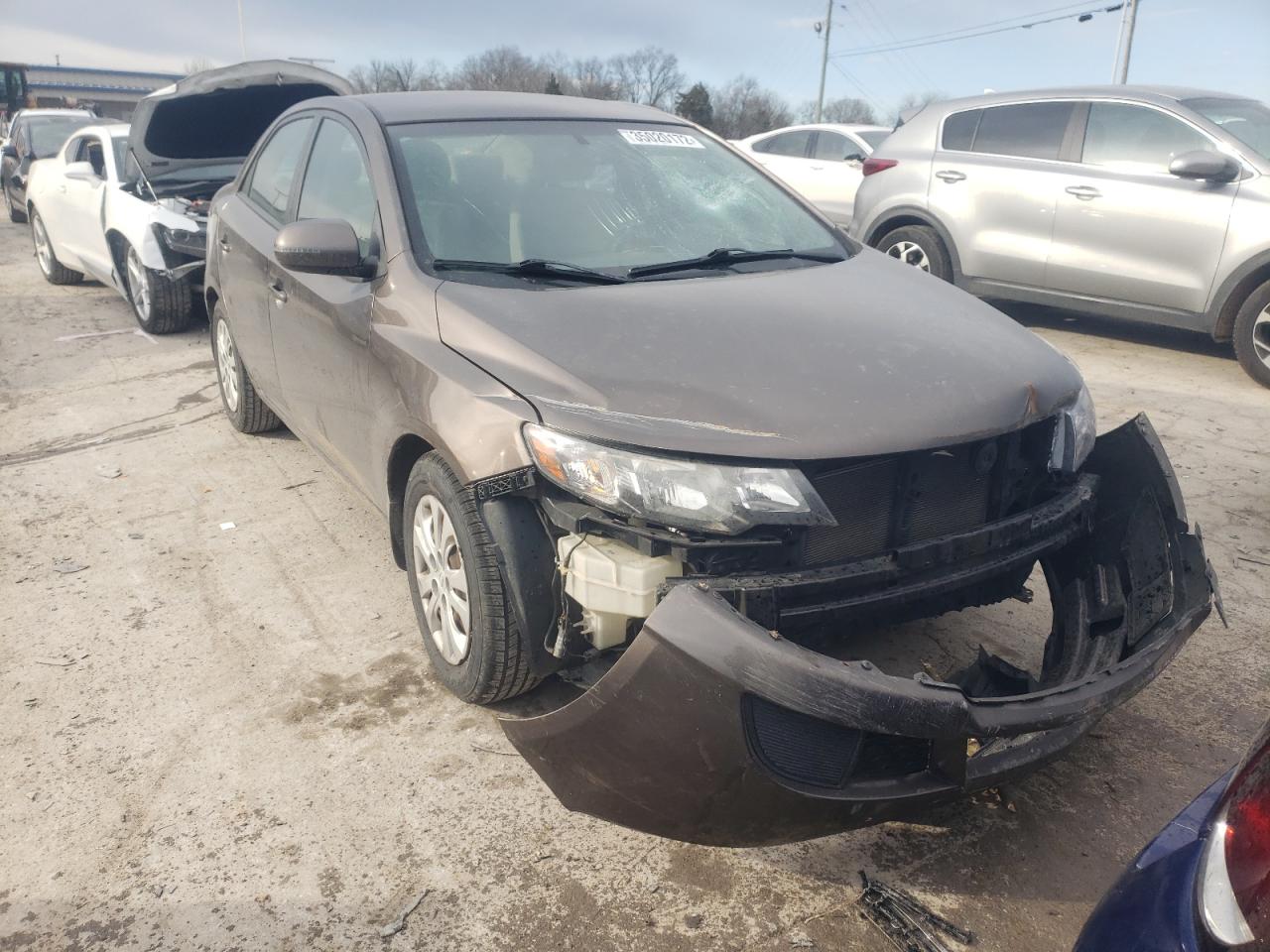 KIA FORTE EX 2013 with VIN KNAFU4A20D5738196 - Photo from auction