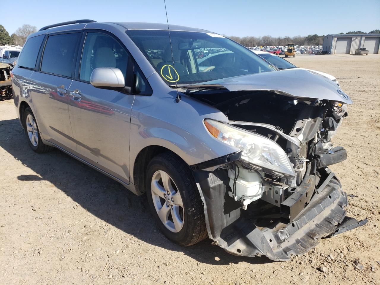 TOYOTA SIENNA LE 2012 with VIN 5TDKK3DC5CS179601 - Photo from auction