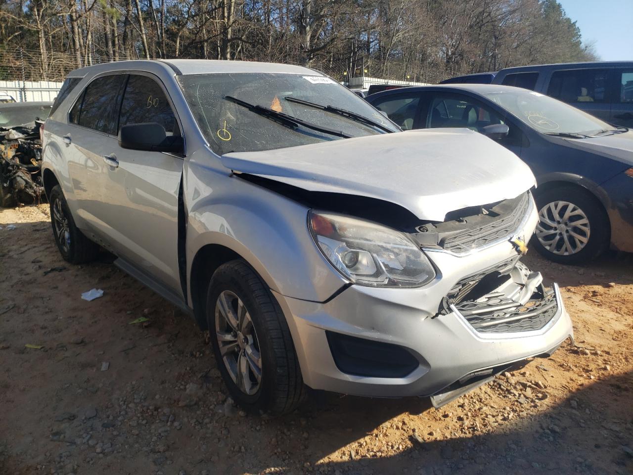 CHEVROLET EQUINOX LS 2017 with VIN 2GNALBEK2H1506227 - Photo from auction
