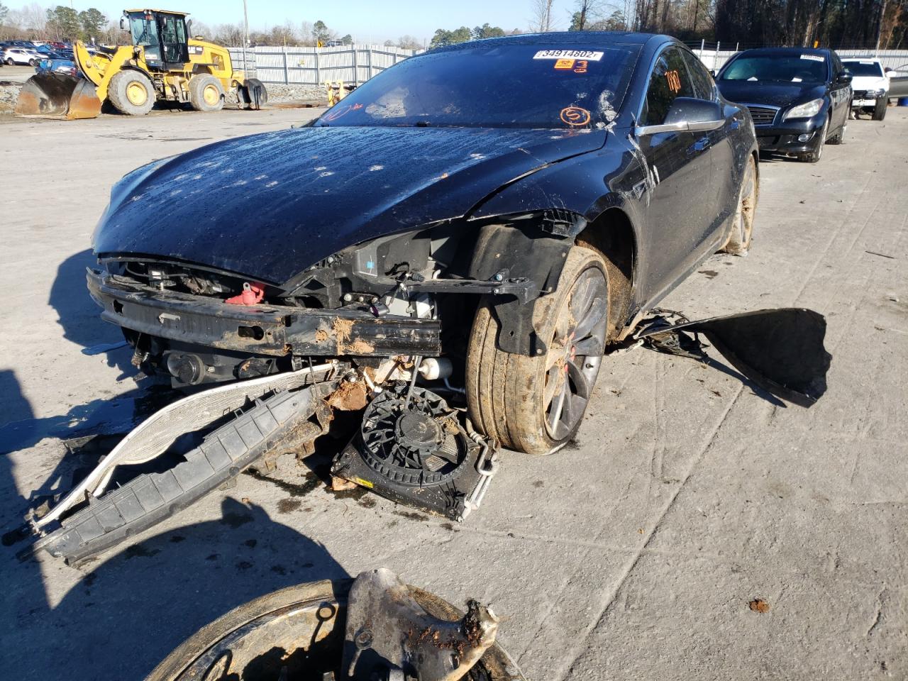 Photo 2 from auction – 2015 TESLA MODEL S P9 with VIN 5YJSA1V4XFF098875