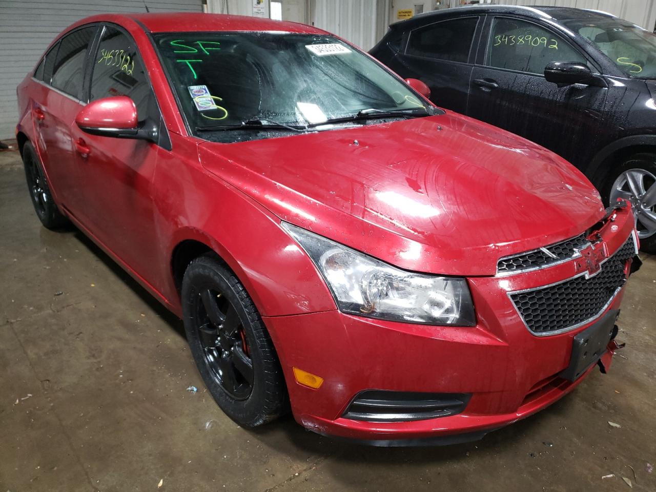 CHEVROLET CRUZE LT 2014 with VIN 1G1PC5SB0E7362533 - Photo from auction