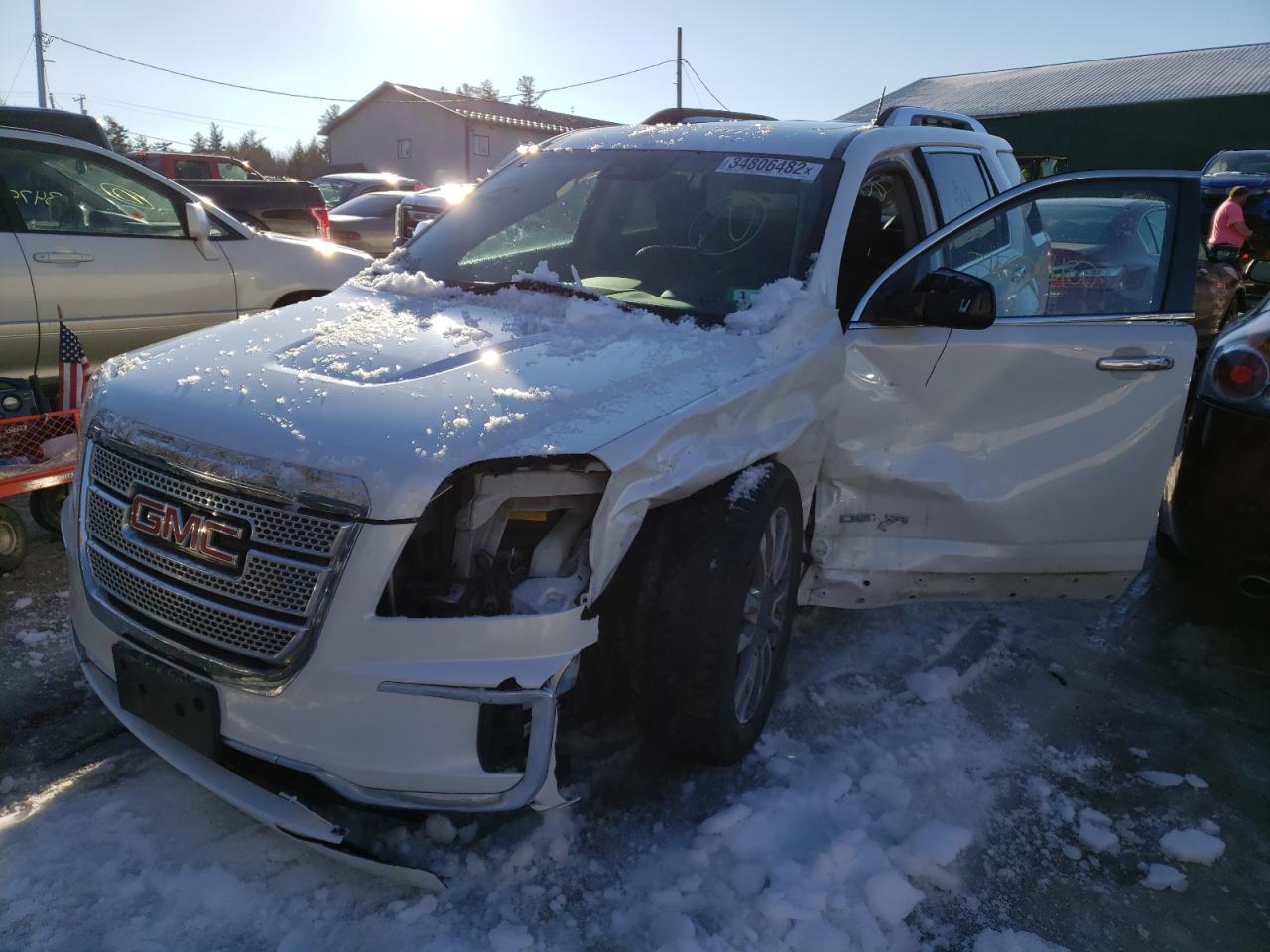 Photo 2 from auction – 2016 GMC TERRAIN DE with VIN 2GKFLVE3XG6218924