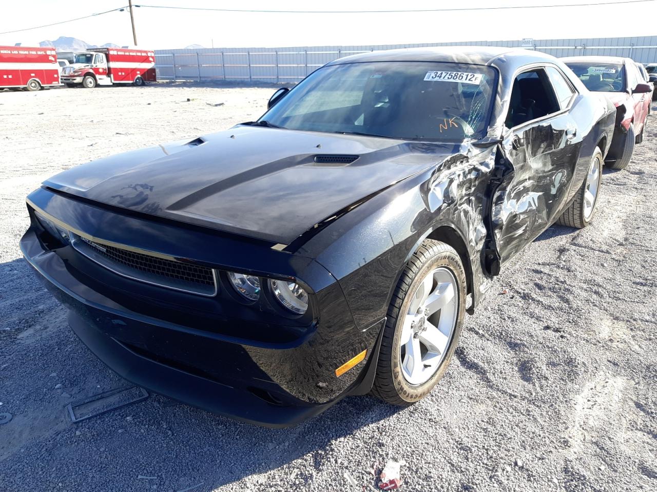 Photo 2 from auction – 2013 DODGE CHALLENGER with VIN 2C3CDYAG7DH704827