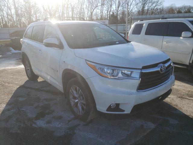TOYOTA HIGHLANDER 2014 with VIN 5TDKKRFH4ES037173 - Photo from auction