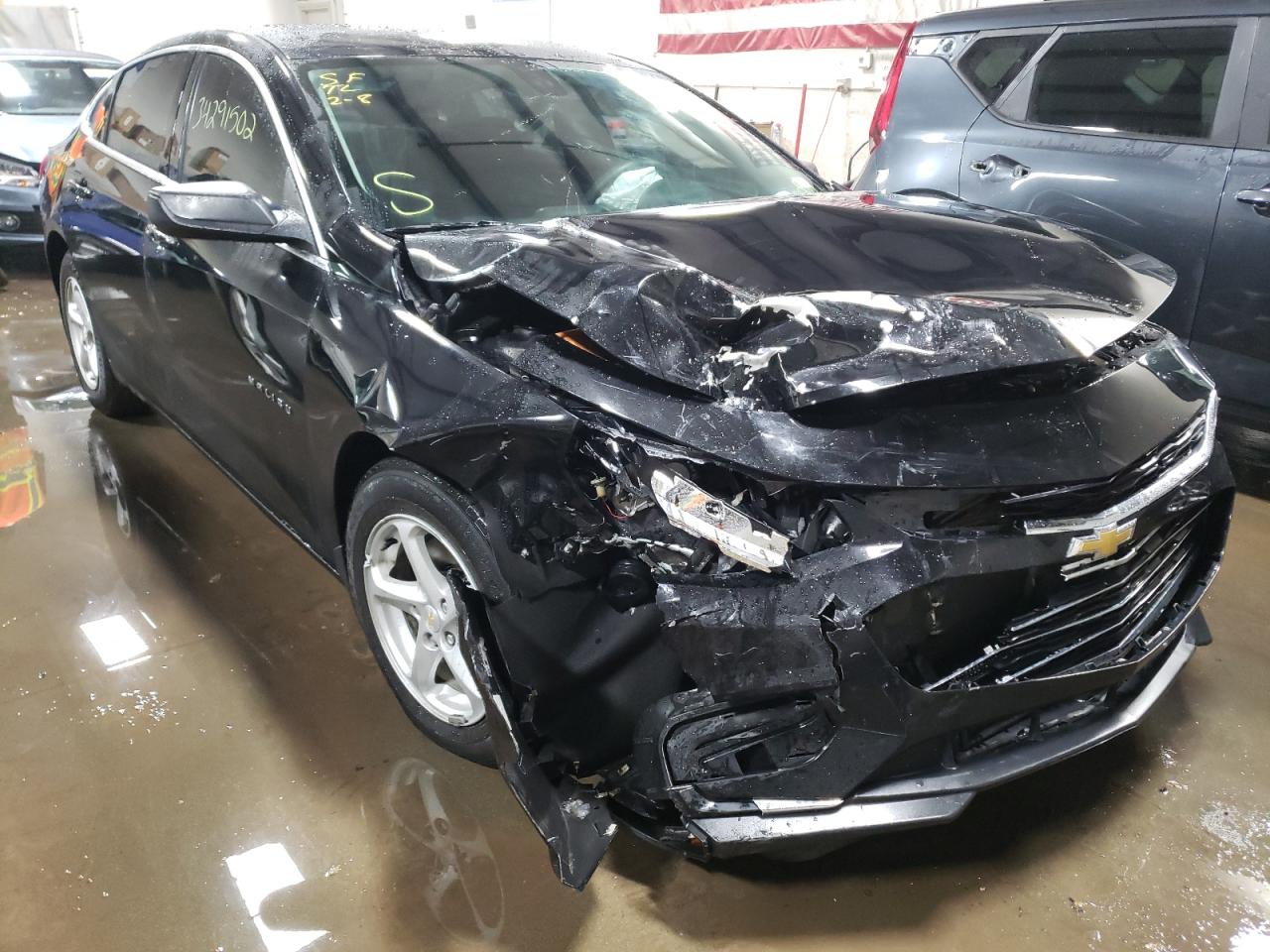 CHEVROLET MALIBU 2018 with VIN 1G1ZB5STXJF118621 - Photo from auction