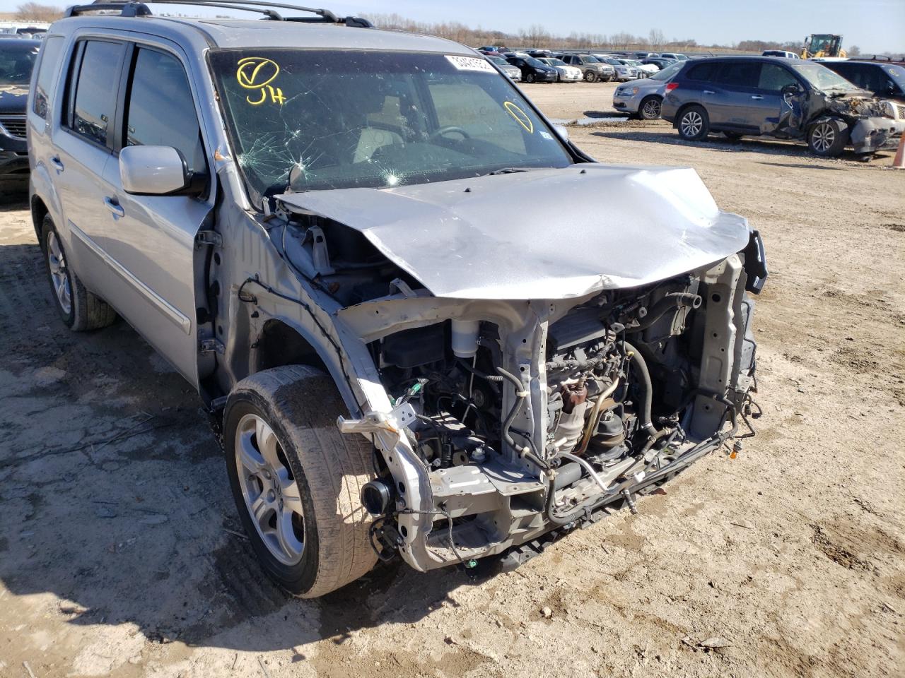 Photo 9 from auction – 2012 HONDA PILOT EXL with VIN 5FNYF3H55CB012122