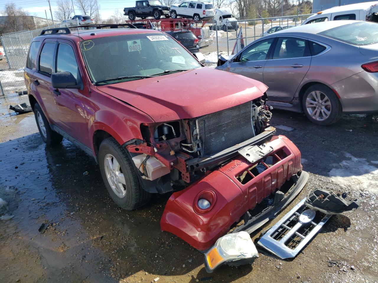 Photo 1 from auction – 2009 FORD ESCAPE XLT with VIN 1FMCU037X9KC99567