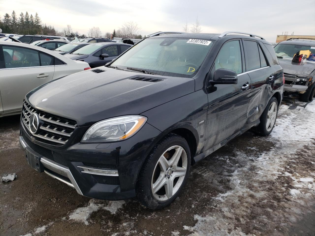 Photo 2 from auction – 2012 MERCEDES-BENZ ML 350 BLU with VIN 4JGDA2EB4CA054903