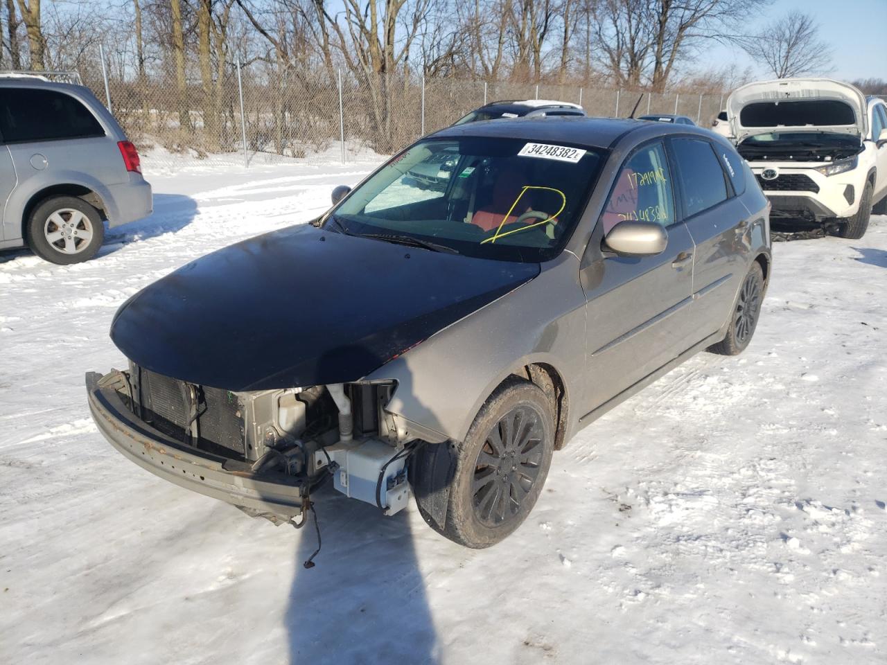 Photo 2 from auction – 2008 SUBARU IMPREZA 2. with VIN JF1GH61608G805163