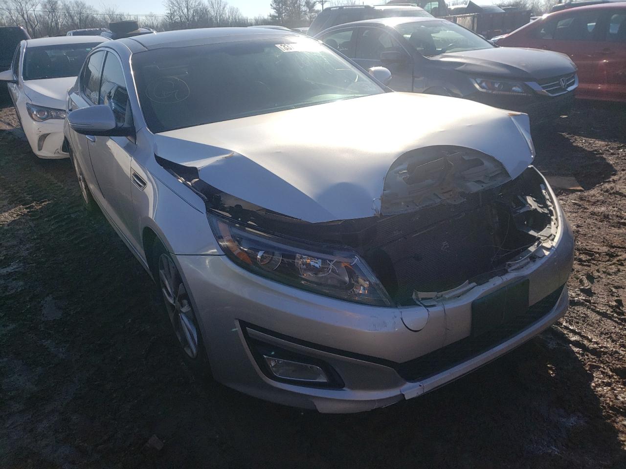 KIA OPTIMA EX 2014 with VIN 5XXGN4A70EG266644 - Photo from auction