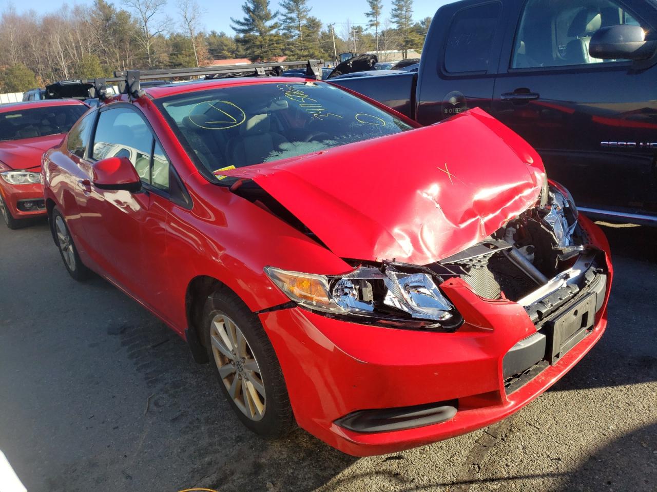 Photo 1 from auction – 2012 HONDA CIVIC EX with VIN 2HGFG3B83CH513495